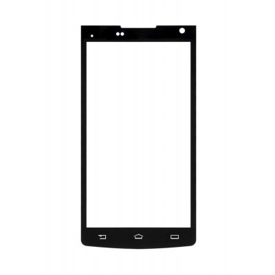Replacement Front Glass For Philips S388 Black By - Maxbhi.com