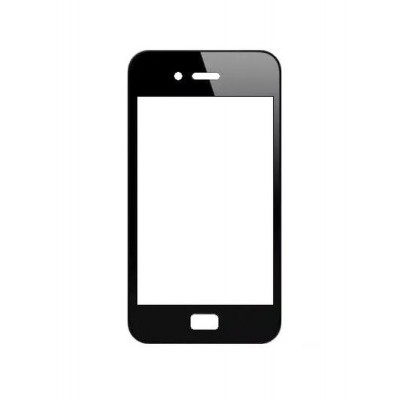Replacement Front Glass For Xiaomi M1 Black By - Maxbhi.com