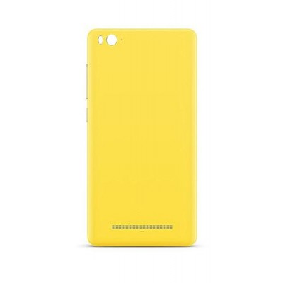 Back Panel Cover For Xiaomi Mi4i Yellow - Maxbhi.com