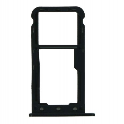 Sim Card Holder Tray For Huawei Y6 Pro 2017 Black - Maxbhi Com