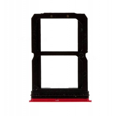 Sim Card Holder Tray For Oneplus 6 Red - Maxbhi Com