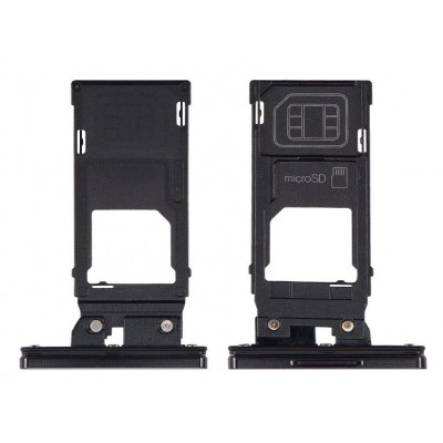 Sim Card Holder Tray For Sony Xperia Xz2 Premium Black - Maxbhi Com