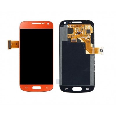 Lcd With Touch Screen For Samsung I9192 Galaxy S4 Mini With Dual Sim Orange By - Maxbhi Com