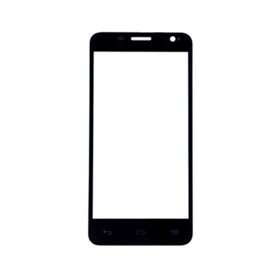 Replacement Front Glass For Alcatel Idol Mini Black By - Maxbhi.com