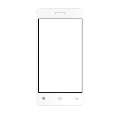 Replacement Front Glass For Celkon A400 Plus Dual Sim White By - Maxbhi.com