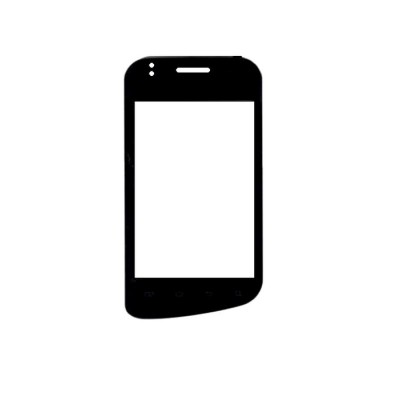 Replacement Front Glass For Celkon A85 White By - Maxbhi.com