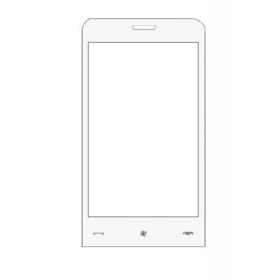 Replacement Front Glass For Garminasus Nuvifone M10 Black White By - Maxbhi.com