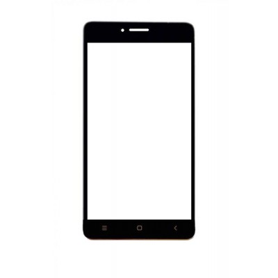 Replacement Front Glass For Greenberry Mi4 Black By - Maxbhi.com