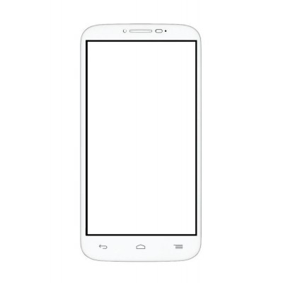 Replacement Front Glass For Idea Ultra Ii White By - Maxbhi.com