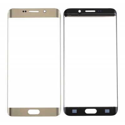 Replacement Front Glass For Samsung Galaxy S6 Edge Plus Usa Gold By - Maxbhi Com