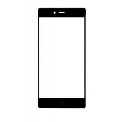 Replacement Front Glass For Zte Nubia Z9 Black By - Maxbhi.com