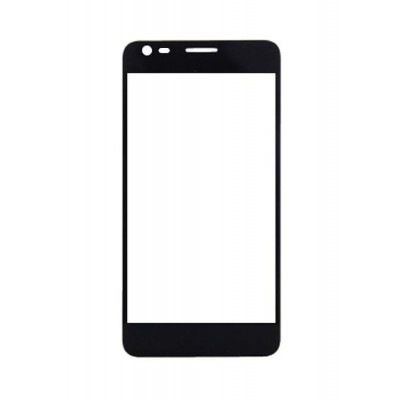 Replacement Front Glass For Alcatel One Touch Idol Ultra Black By - Maxbhi.com