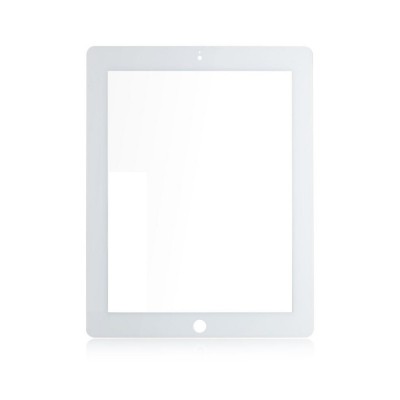 Replacement Front Glass For Apple Ipad 3g White By - Maxbhi.com