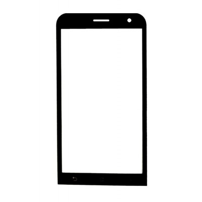 Replacement Front Glass For Asus Zenfone 2 Deluxe 128gb Black By - Maxbhi.com