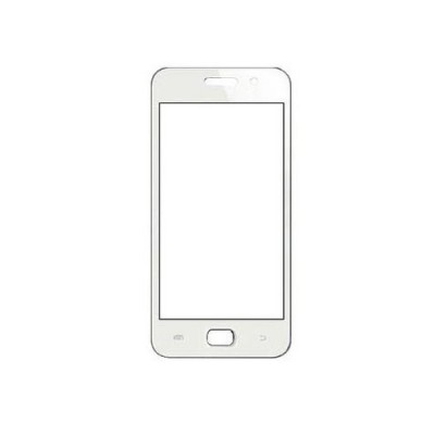 Replacement Front Glass For Iball Andi 4a Radium White By - Maxbhi Com