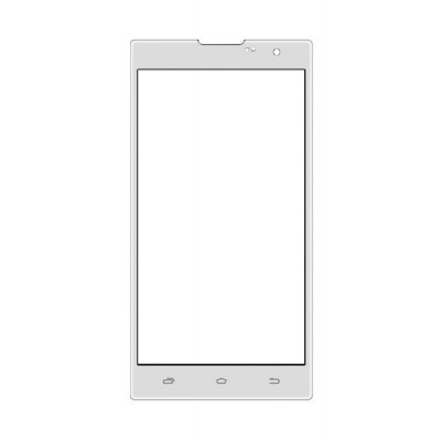 Replacement Front Glass For Intex Cloud String Hd White By - Maxbhi.com