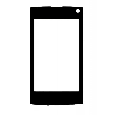 Replacement Front Glass For Lg Gc900 Viewty Smart Black By - Maxbhi.com