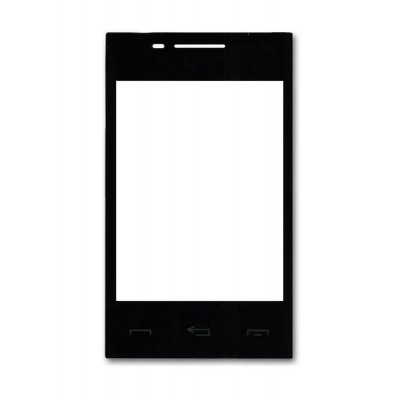 Replacement Front Glass For Lg T585 Black By - Maxbhi.com
