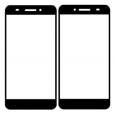 Replacement Front Glass For Lyf Water F1 Black By - Maxbhi Com
