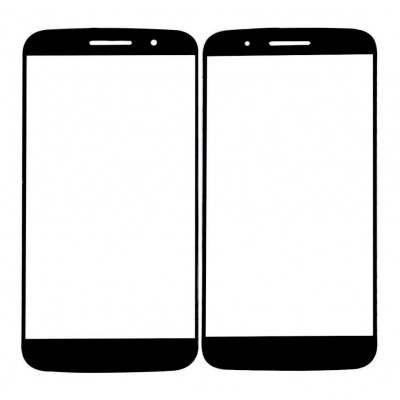 Replacement Front Glass For Moto M 64gb Black By - Maxbhi Com
