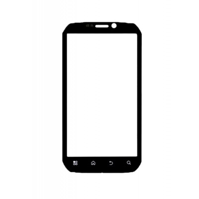 Replacement Front Glass For Motorola Photon 4g Mb855 Black By - Maxbhi.com