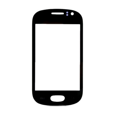 Replacement Front Glass For Samsung Galaxy Fame Duos C6812 Black By - Maxbhi.com