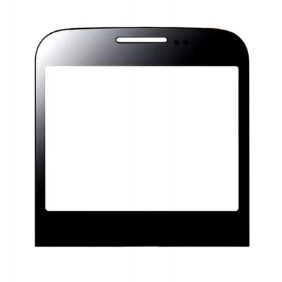 Replacement Front Glass For Samsung Galaxy Y Pro B5510 Black By - Maxbhi.com
