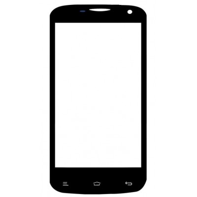 Replacement Front Glass For Spice Mi491 Stellar Virtuoso Pro Black By - Maxbhi Com