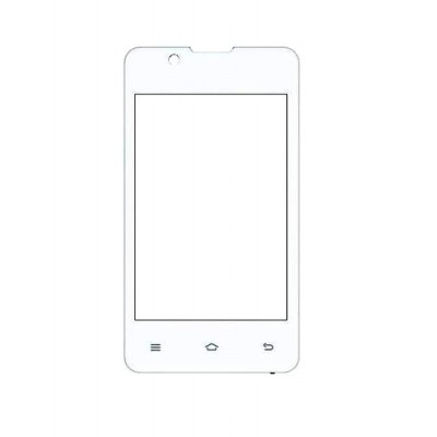 Replacement Front Glass For Spice Smart Flo Mi358 White By - Maxbhi.com