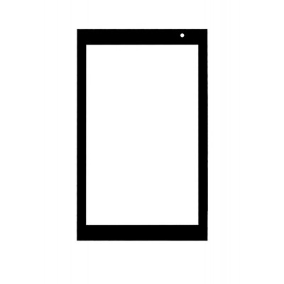 Replacement Front Glass For Acer Iconia Tab A500 Black By - Maxbhi.com