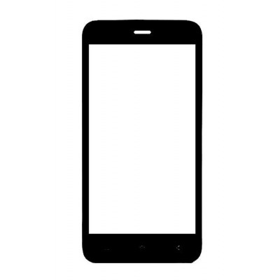 Replacement Front Glass For Gionee Pioneer P4s Black By - Maxbhi.com