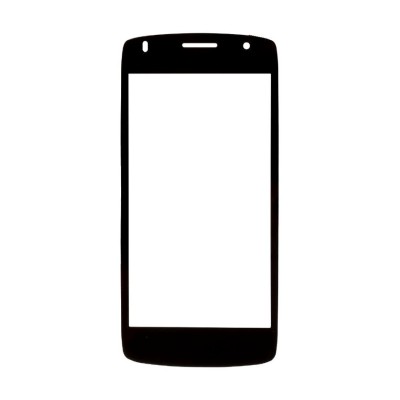 Replacement Front Glass For Micromax Canvas Beat A114r Black By - Maxbhi.com