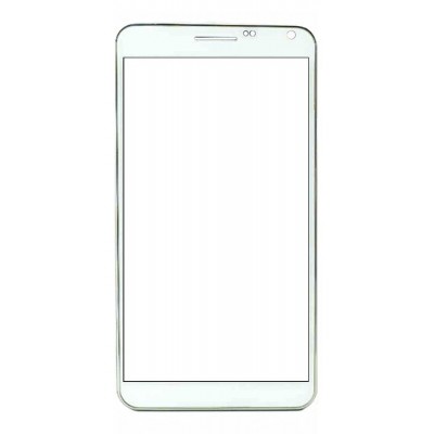 Replacement Front Glass For Plum Pilot Plus Z550 White By - Maxbhi.com