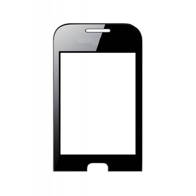 Replacement Front Glass For Samsung Gtc3310 Champ Deluxe Black By - Maxbhi.com