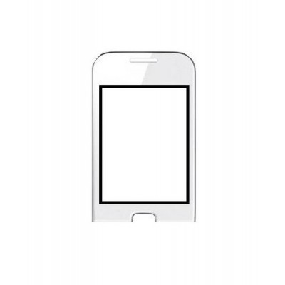 Replacement Front Glass For Samsung Gtc3310 Champ Deluxe White By - Maxbhi.com
