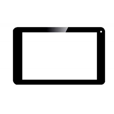 Replacement Front Glass For Xolo Play Tab 7.0 Black By - Maxbhi.com