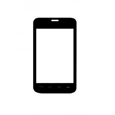 Replacement Front Glass For Xolo X500 Black By - Maxbhi.com
