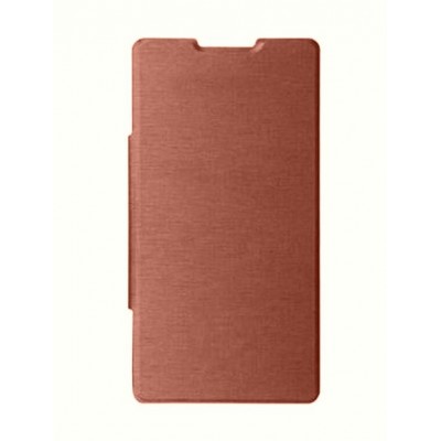 Flip Cover For Gionee M7 Plus Brown By - Maxbhi.com
