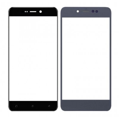 Replacement Front Glass For Gionee X1s Black By - Maxbhi Com