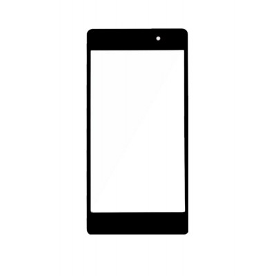 Replacement Front Glass For Sony Xperia Z2 Compact Black By - Maxbhi.com