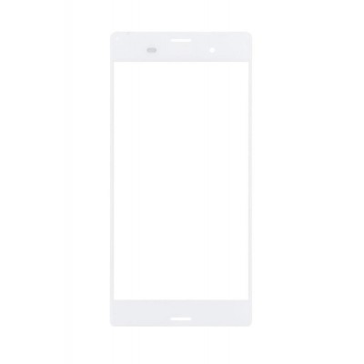 Replacement Front Glass For Sony Xperia Z3 Dual White By - Maxbhi.com