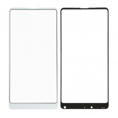 Replacement Front Glass For Xiaomi Mi Mix 2s White By - Maxbhi Com