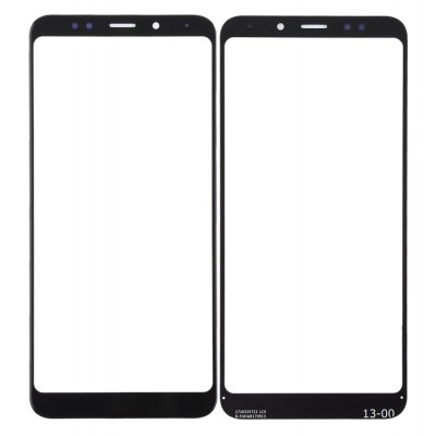 Replacement Front Glass For Xiaomi Redmi 5 Plus Black By - Maxbhi Com