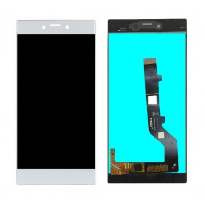 Lcd With Touch Screen For Sony Xperia R1 White By - Maxbhi Com