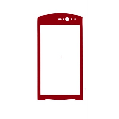 Replacement Front Glass For Sony Ericsson Vivaz 2 Mt15i Red By - Maxbhi.com