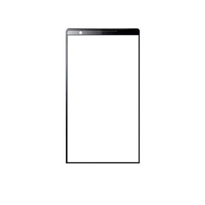 Replacement Front Glass For Sony Xperia P2 Black By - Maxbhi.com