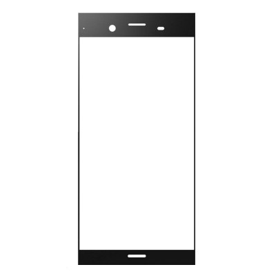 Replacement Front Glass For Sony Xperia Xz1 Black By - Maxbhi.com