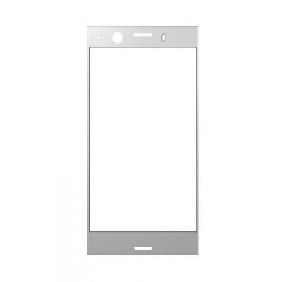 Replacement Front Glass For Sony Xperia Xz1 Compact Silver By - Maxbhi.com