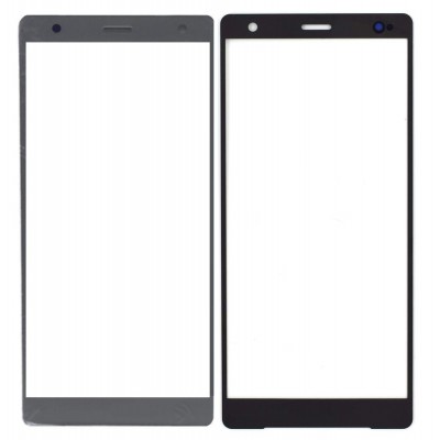 Replacement Front Glass For Sony Xperia Xz2 Silver By - Maxbhi Com