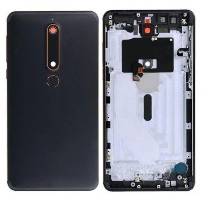 Back Panel Cover For Nokia 6 1black - Maxbhi Com